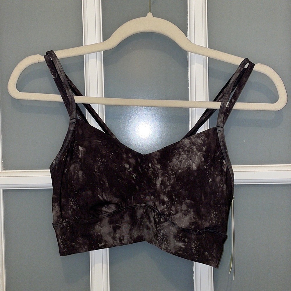 (Brand New with Tags) All in Motion: Black Print Sports Bra - Size Small